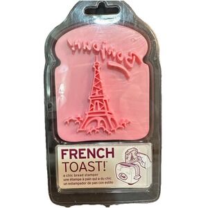 Fred Brand French Toast BREAD STAMPER STAMP Eiffel Tower France Bonjour!‎ NEW